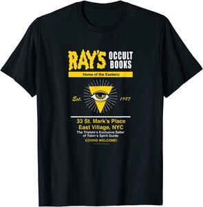 Camiseta Cazafantasmas Libros Ocultos de Ray de Cazafantasmas 2