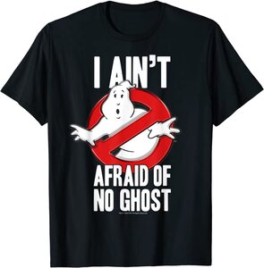 Camiseta Cazafantasmas Logo I Ain't Afraid Of No Ghost