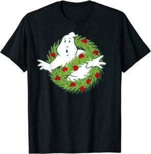 Camiseta Cazafantasmas Logo Navidad 2