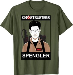 Camiseta Cazafantasmas Protagonistas Dibujados Spengler