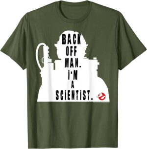 Camiseta Cazafantasmas Retrocede tío, Soy un Científico Silueta