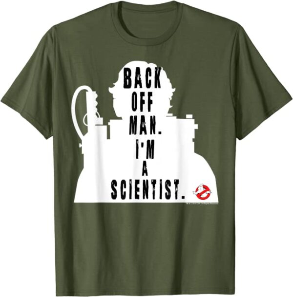 Camiseta Cazafantasmas Retrocede tío, Soy un Científico Silueta