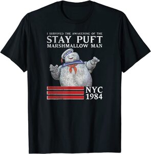 Camiseta Cazafantasmas Stay Puft Hombre Marshmallow Sobreviví