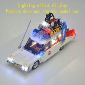 Lego 21108 30 Aniversario de Los Cazafantasmas Coche ECTO-1 con Figuras de los Personajes Juego de Luces Compatible